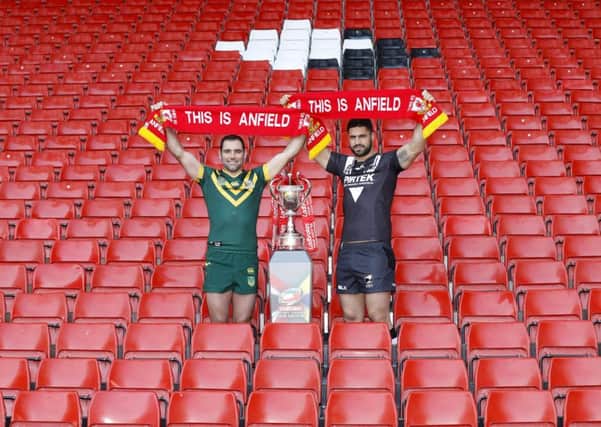 Australia and New Zealand met at Anfield two years ago in front of more than 40,000 fans