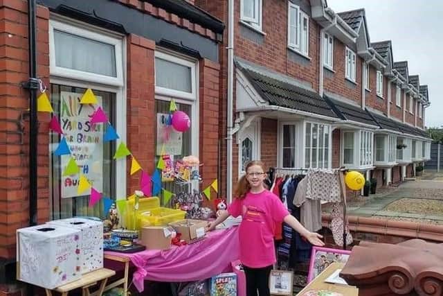 Aleze's yard sale in aid of Brain Tumour Research