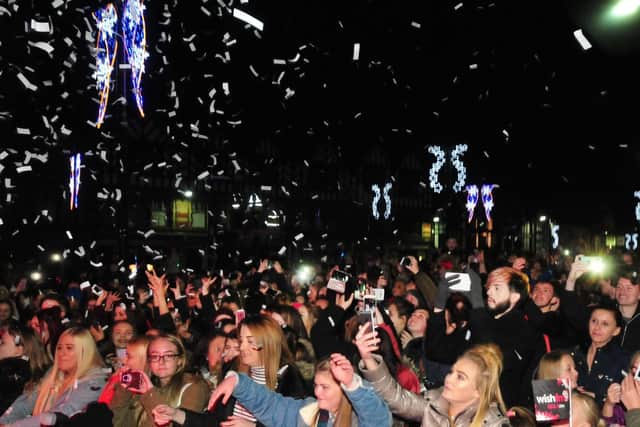 Last year's Christmas lights switch-on