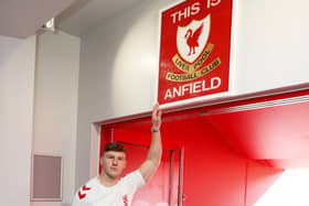 George Williams had a tour of Anfield earlier this week. Picture: SWPix