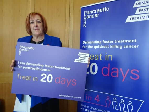 MP Yvonne Fovargue wants faster treatment for pancreatic cancer