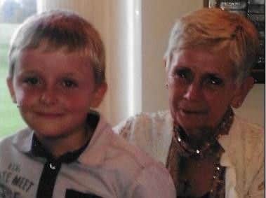 Teresa Ozenbrook with her grandson Harvey
