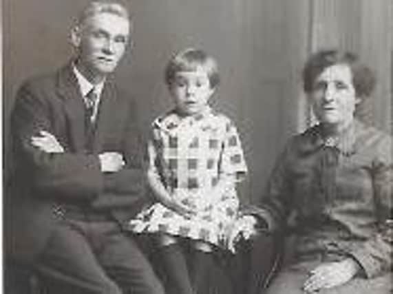 Private Percy Wood is thought to be the child in this family photo