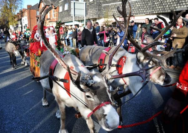 Santa Parade in Wigan