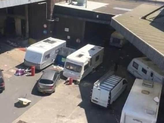 Travellers went on a wrecking spree