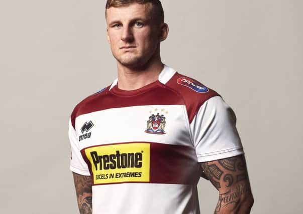Dom Manfredi in the new home shirt