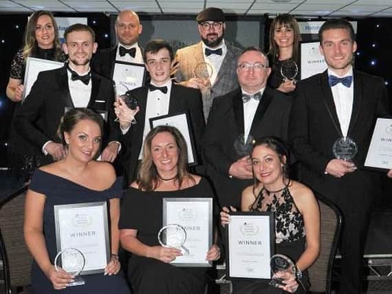 Winners and Highly Commended prize recipients at the Wigan Business Awards