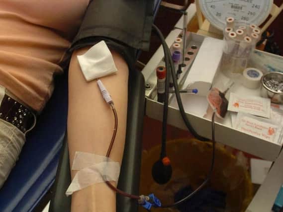 Blood donors are needed before Christmas