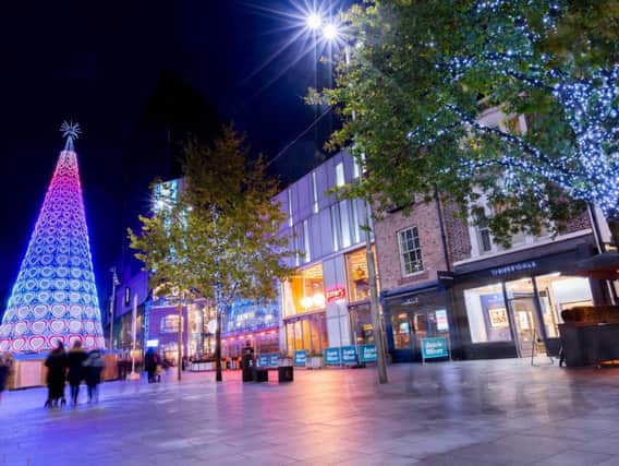 The stunning festive lights at Liverpool One. Photos: www.visitliverpool.com