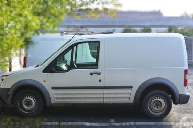 Mr Worswick's stolen van