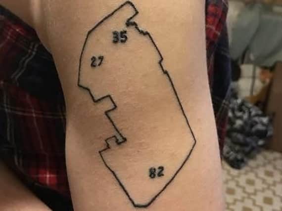 The unique tattoo of The Galleries shopping centre
