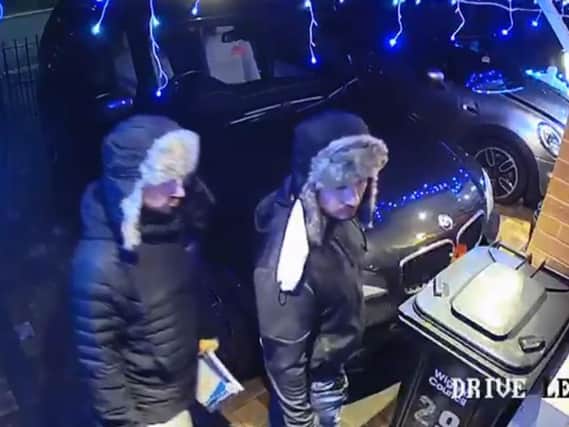 The robbers caught on CCTV