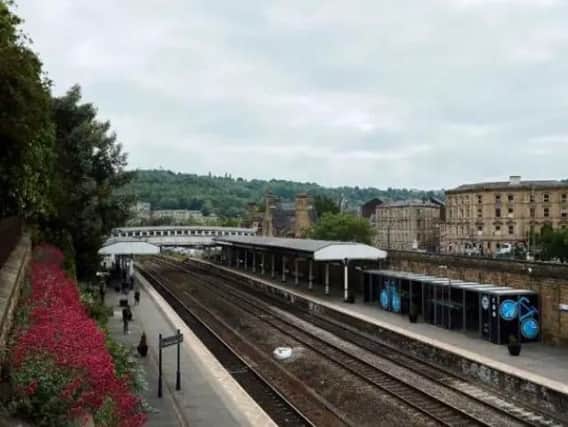 The woman had jumped on the tracks from the platform at Dewsbury Station