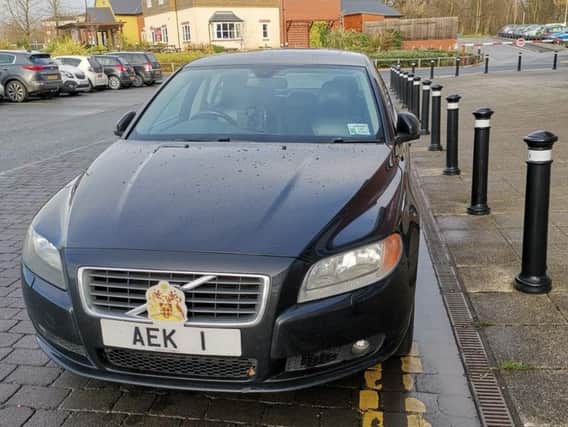 The mayoral car at Leigh Sports Village