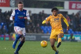 Reece James in action at Ipswich
