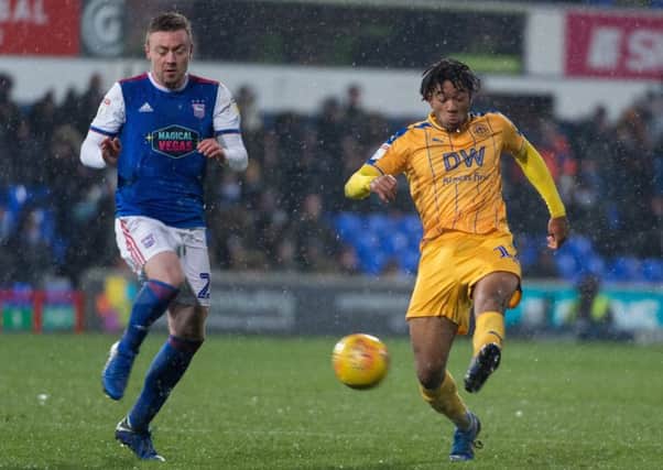 Reece James in action at Ipswich