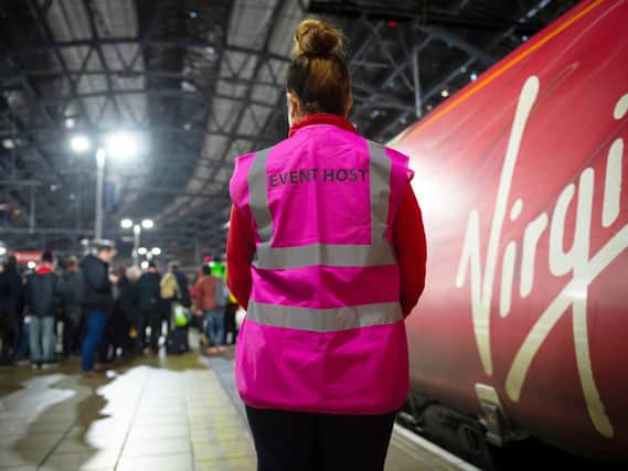 An Event Host, trained in conflict resolution, that Virgin Trains are introducing to deal with  football supporters amid incidents of violence, racism and drunkenness.