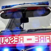 A Wigan fire crew was called to the fire at around noon today