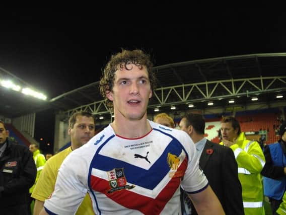 Sean O'Loughlin in GB colours in 2007
