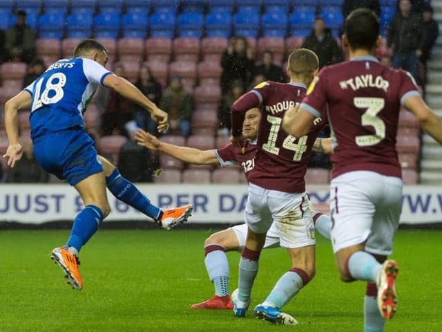 Gary Roberts opens the scoring against Aston Villa