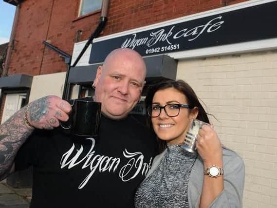 Stuart Swain, pictured with Kym Marsh, enjoyed a successful career before letting his standards slide