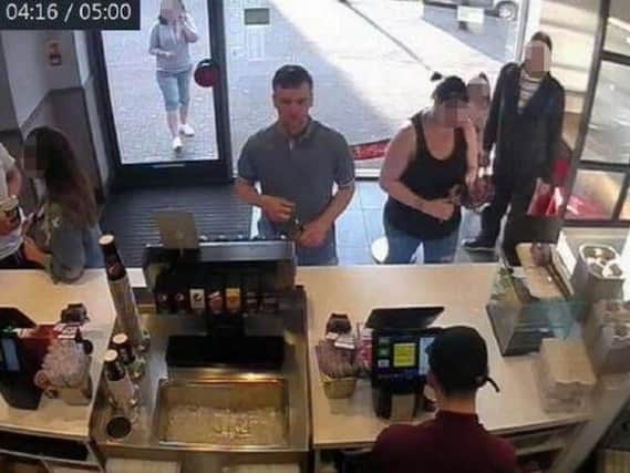 CCTV shows killer in Ashton KFC after shooting Mr Kinsella in the back of the head