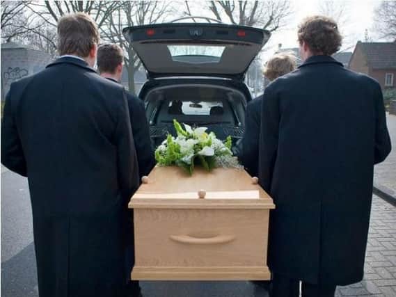 The average cost of a paupers funeral is 1,403