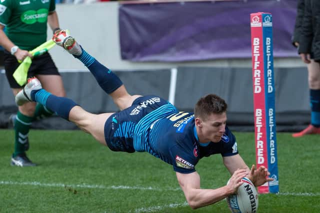 Tom Davies was among Wigan's try-scorers