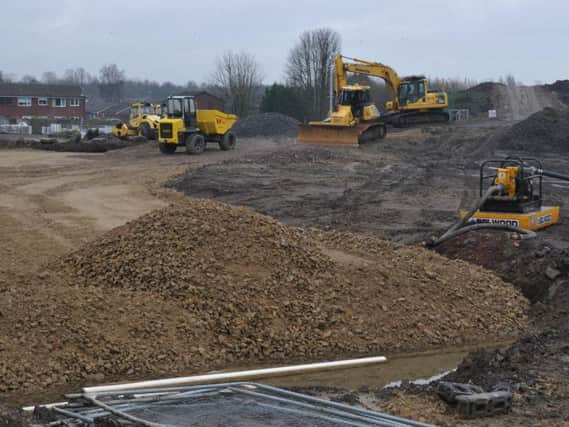 Work is well under way on the Westwood Park to Goose Green section of the road