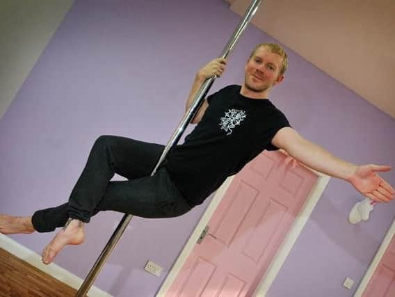 Andrew Farrall from Chrome Dance pole studio in the centre of Hindley