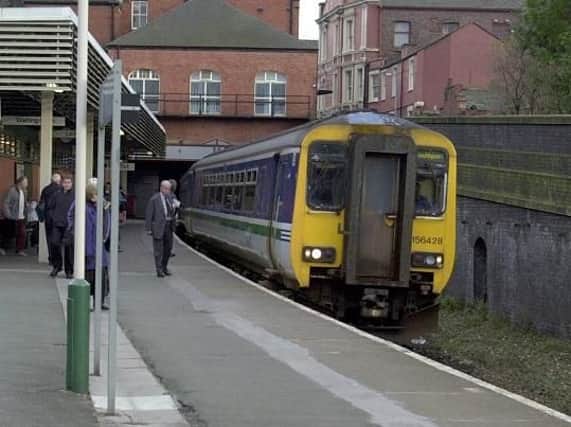 A train at Wigan Wallgate