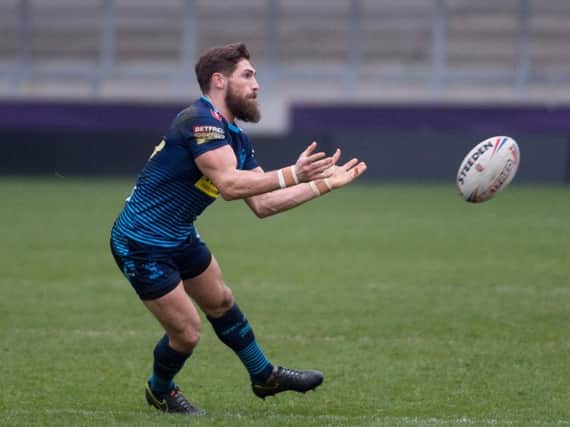 Jarrod Sammut made his first appearance for Wigan in Sunday's friendly at Salford