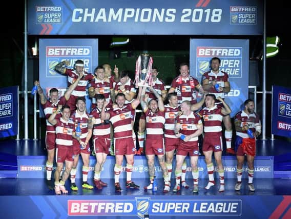 Wigan Warriors won the Super League title in 2018