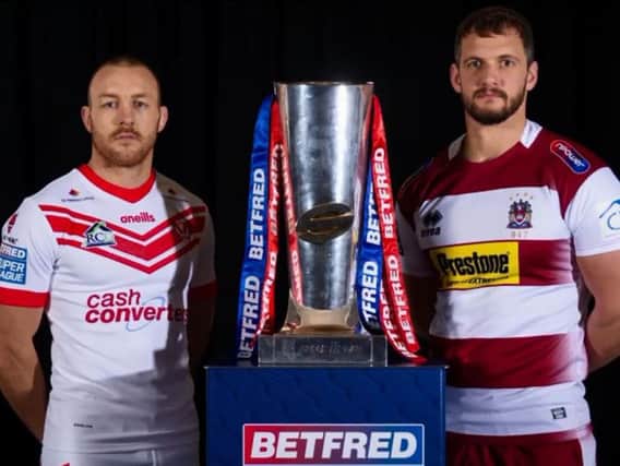 James Roby and Sean O'Loughlin ready to do battle for Saints and Wigan