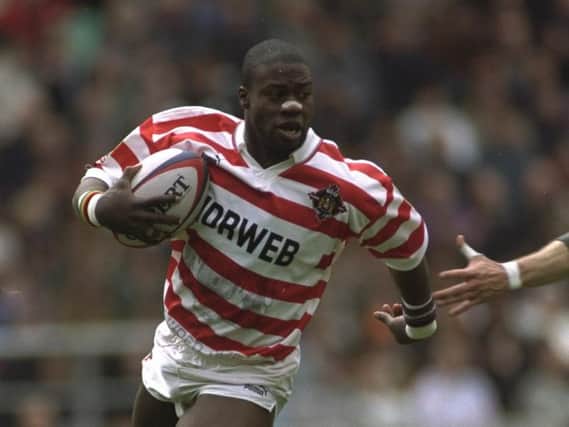 martin Offiah during his WIgan days