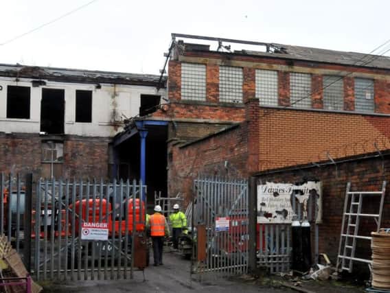 Demolition has begun on the Eckersley Mills site