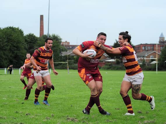 Wigan St Judes' in action. Photo: Brian King