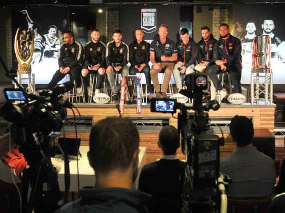 Wigan Warriors and Sydney Roosters held their media launch event tonight at Revolution in Wigan