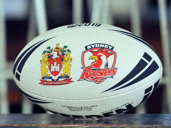 Wigan Warriors will face the Sydney Roosters at the DW Stadium tomorrow