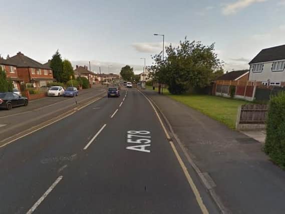 Wigan Road in Leigh where the biker was fatally injured