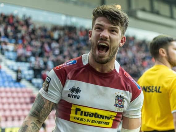 Oliver Gildart gave Wigan hope with a late try