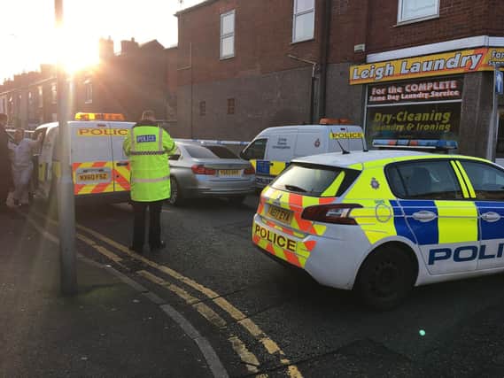 Police closed off Platt Street on Sunday while investigations took place