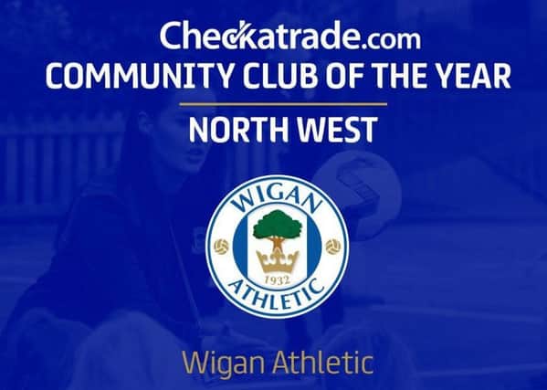 Award winners Wigan Athletic