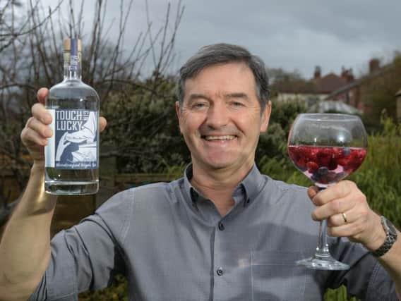 John Rotherham with his new gin