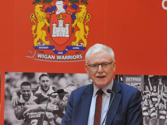 Wigan chairman Ian Lenagan wasn't in charge when the club was previously punished for breaking the salary cap