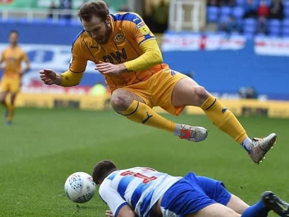 Nick Powell in action at Reading