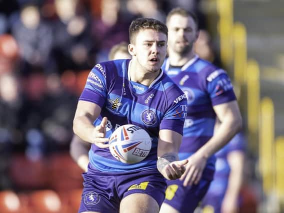 Oliver Partington playing for Swinton. Picture: SWPix