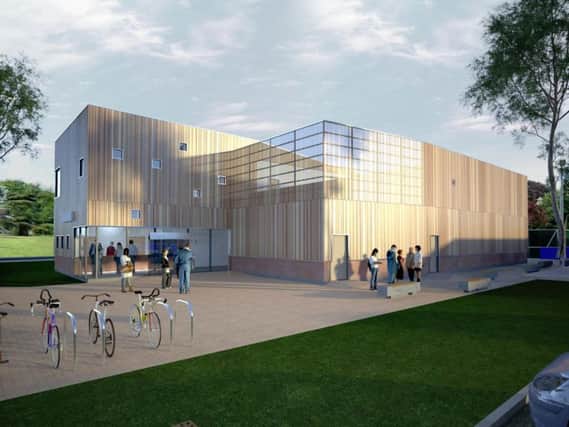 An artists impression of the new leisure centre