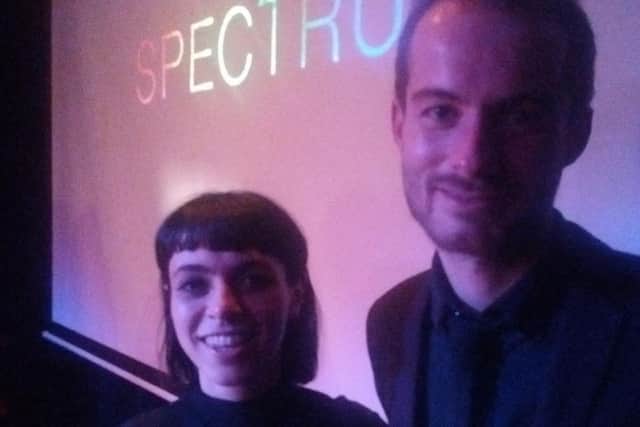 Abigail Henry and Kieron Moore at the premiere of Spectrum