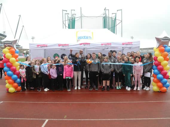 Pupils at the Greater Manchester School Games